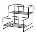 thumbnail image 3 of Estante organizador para jarabe de café, accesorios para barra de café, fácil instalación Cuadrículas de doble nivel 4, 3 of 9
