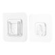 thumbnail image 2 of Worallymy Gancho de pared Soportes de almacenamiento de doble cara de plástico Colgador de pared autoadhesivo Soporte de pared impermeable para baño 1 par Worallymy JD735816370, 2 of 7
