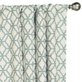 thumbnail image 2 of Eclipse Lollie Blackout Thermalayer, Rod Pocket Window Curtain Panel Pair, 2 Panels, 52 in Wide x 108 in Long, Blue, 2 of 6
