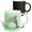 Multicolor, variant on 3drose, Cute Grey Dolphin Green Ocean, 15oz Two-tone Red Mug