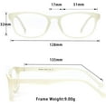 thumbnail image 6 of LifeArt Blue Light Blocking Glasses, Anti Eyestrain, Computer Reading Glasses, Gaming Glasses, TV Glasses for Women Men, Anti Glare (Clear, +1.00 Magnification), 6 of 9