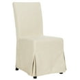 thumbnail image 2 of SAFAVIEH Suzie 18''H Slipcover Set of 2 Beige, 2 of 7