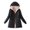Black winter coat, variant on clear 50% off Quilted Jacket for Women Winter Usmixi Puffer Coat for Women Open Full Zipper Plus Size Plush Lined Hooded Outwear Long Sleeve Casual Solid Lamb Woolen Coat Tops Jacket Holiday