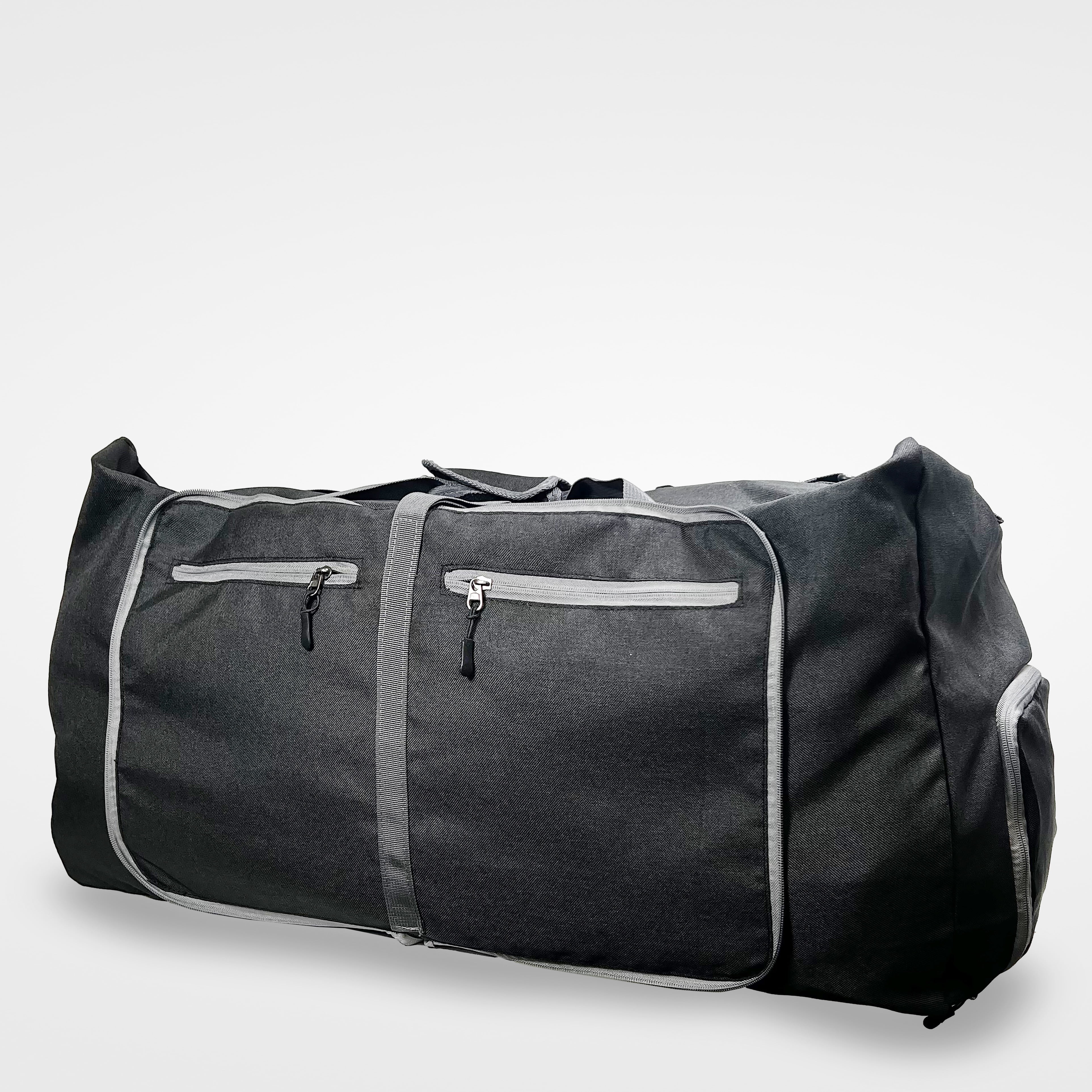 Healthy Track USA Big Training Bag for Women & Men Small Fitness Workout Sports Gym Duffle Bag with Multi Use Color Black