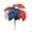 Z1A, variant on 250Th Artificial Flowers Patriotic Flowers Decor, 4Th of July Red Blue and White Flowers Silk for Home Decor indoor Memorial Day Table Centerpiece ( 33Cmx15Cm) Mohdy