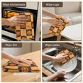 thumbnail image 5 of 6 Pcs Funny Kitchen Towels,Checkered Pumpkin Halloween Pattern Microfiber Dish Towels,Kitchen Tea Towels,Kitchen Towel Set (18" X 26"), 5 of 7