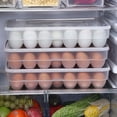 thumbnail image 2 of Rangement pour Oeufs, Contenant à Oeufs pour Réfrigérateur et Frigo, Organisation et Contenants de Rangement, Boîte Transparente 34 Cases, 1 Pce, 2 of 8