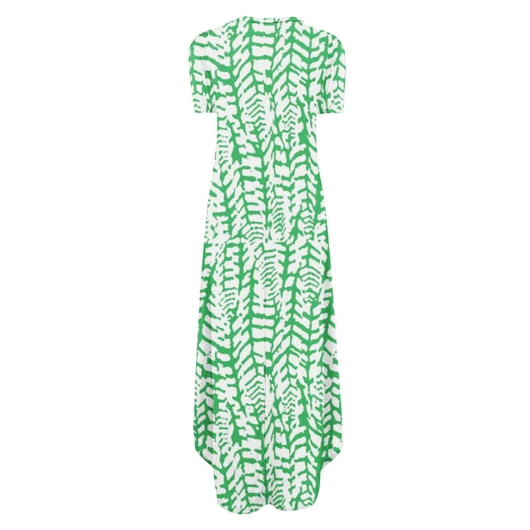 Cagogo Summer Spring Short Sleeve Petite Dresses for Womens Casual