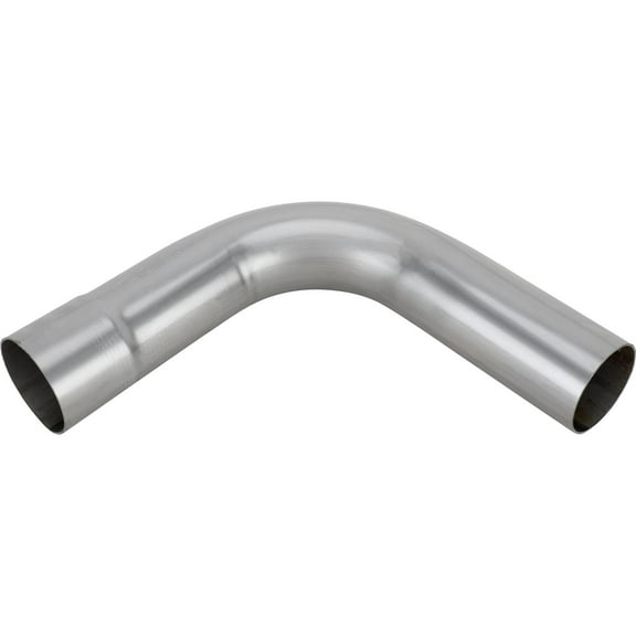 Mild Steel Exhaust Pipe Mandrel Bend, 90 Degree, 2-1/2 Inch O.D.