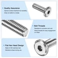 thumbnail image 2 of Kit de tornillos de cabeza plana de 10 piezas, M5x14mm, tornillo de acero inoxidable 304 con llave hexagonal, 2 of 7