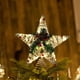 thumbnail image 4 of Iron Christmas Tree Topper Star with LED Lights, Wicker Fleecy Snowflake Design, Festive Holiday Home Decor for Indoor Xmas Party Decoration, 4 of 6