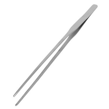 TOYFUNNY Stainless Steel Curved Aquarium Tweezers Aquarium Shrimp Tank Tweezer