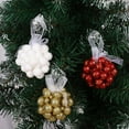 thumbnail image 3 of Bola de espuma decorativa tridimensional de Navidad rociada con polvo de oro brillante Bola de Navidad Centro comercial Hogar Accesorios para colgar árboles de Navidad - Oro 6 cm ANGGREK  Otros, 3 of 8