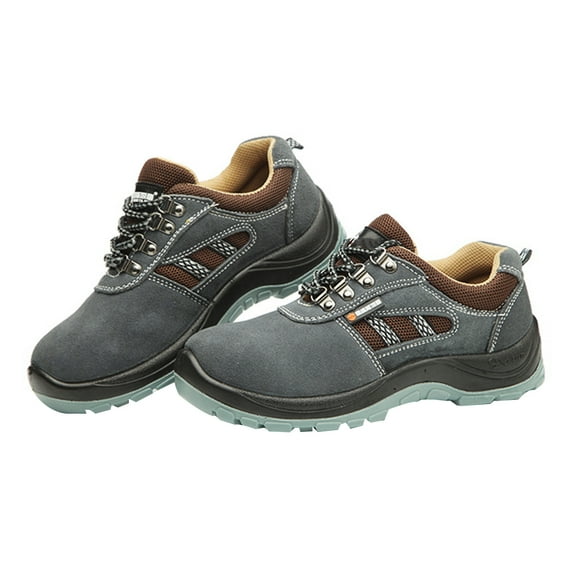 Safety Trainers Mens Steel Cap Trainers Lightweight Work Safety Shoes Womens Breathable Industrial Sneakers