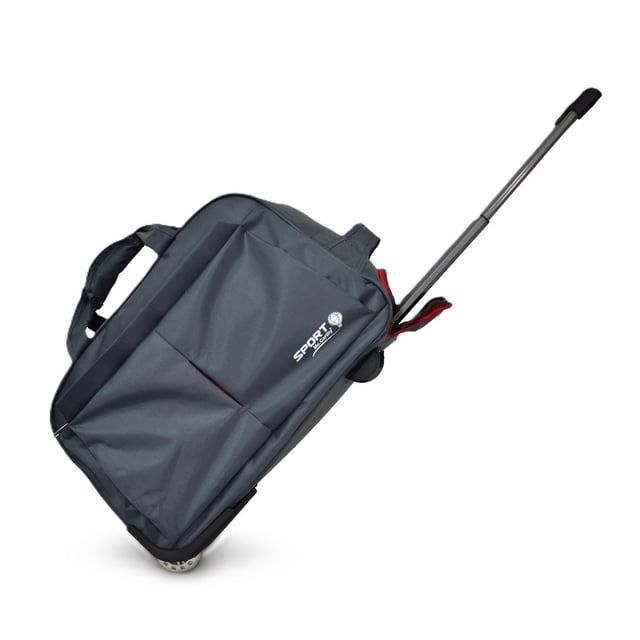 MALETÍN RODANTE MCCARTHY MODELO MSP-716 GRIS/ROJO