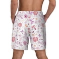 thumbnail image 3 of Xecao Retro Floral for Men's Swimming Trunks Swim Trunks Quick Dry Swim Shorts with Mesh Lining Funny Swimwear Bathing Suits, 3 of 9