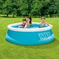 thumbnail image 3 of Open Box Intex 6' x 20" Easy Set Inflatable Swimming Pool - Aqua Blue (2 Pack), 3 of 8