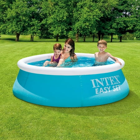 Intex - 6ft x 20in Easy Set Inflatable Outdoor Kids Swimming Pool - Multi