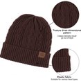 thumbnail image 3 of Gorro de invierno cálido para hombre, gorro de punto acrílico con puño, gorro diario, 3 of 5