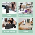 thumbnail image 3 of for Samsung Galaxy S23+ Plus Case with Slide Camera Cover, [Military Drop Protection][Snug Touch] Hard Back & Soft Edge Phone Case with Stereo Bracket for Samsung S23 Plus 6.6" LTT Black, 3 of 18