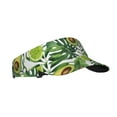 thumbnail image 2 of Gaeub Watercolor Green Tropical Sun Visor Hats with Empty Top and Adjustable, UV Protection for Golf Tennis Cycling Running, 2 of 8