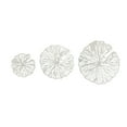 thumbnail image 5 of Creative Co-Op Handmade White Coral Shaped Paper & Metal Wall Decor (Set of 3 Sizes), 5 of 5