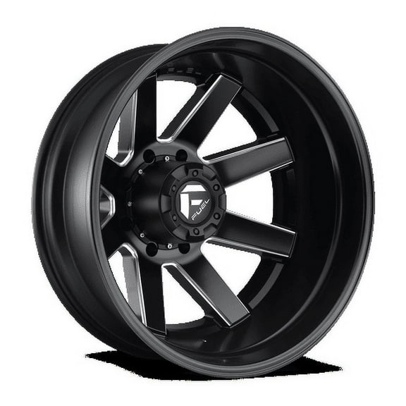 Fuel 1PC Aluminum Rim D538 MAVERICK 24X8.25in Matte Black Milled Finish, D53824829225