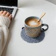 thumbnail image 4 of Unique Bargains 1 Pc Coaster Heat Insulation Mat Drink Coaster Navy Cotton rope, 4 of 5