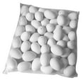 thumbnail image 4 of Matsuzay 50 piezas de huevos falsos de Pascua, decoración de de fiesta de plástico, bricolaje, arte artesanal, regalos, blanco con Type3 NO3, 4 of 6