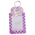 thumbnail image 1 of 1 Pcs Card Holder with Keychains Support Cartoon Plastic Idol Photo Storage Card Protector for Girls, 1 of 10