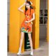 thumbnail image 3 of Estilo cheongsam mejorado, talla grande, para freír, estilo chino, moda nacional, estilo corto de verano para chicas pequeñas, 3 of 5