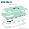 thumbnail image 5 of SaniMore for Samsung Galaxy S23 FE Magnetic Case, Rugged PC & TPU Bumpers with Car Mount & Ring Kickstand Heavy Duty Full Body Protective Case for Women Men, Mint, 5 of 9