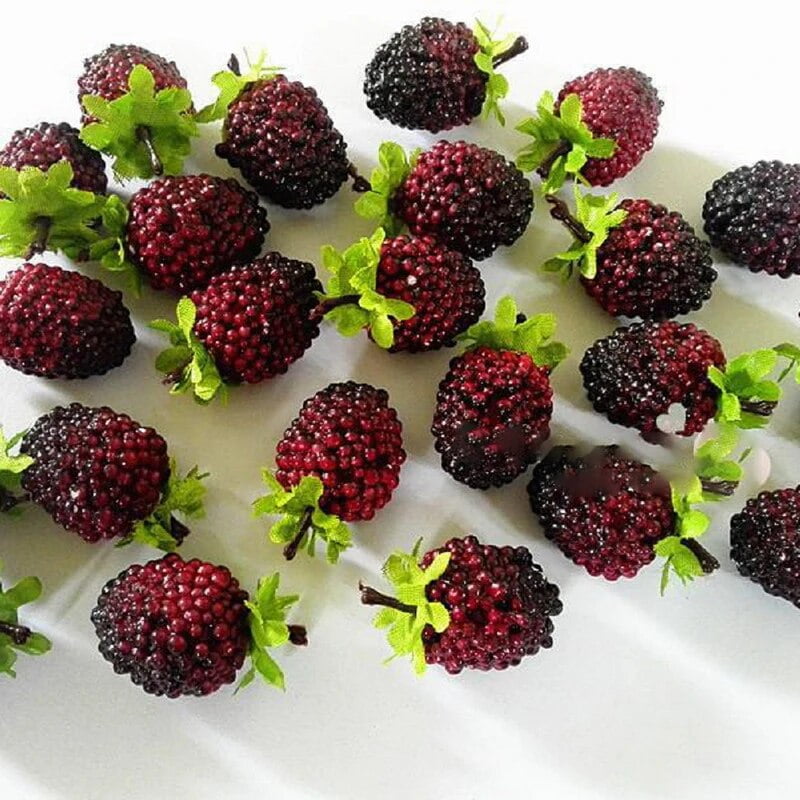 Fruta Artificial Frambuesa Pack 20 Und Mixtas