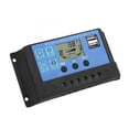 thumbnail image 3 of Controlador de carga solar, regulador de panel solar de 30 A, salida USB dual para paneles solares de 12 V/24 V, 3 of 15