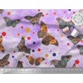 thumbnail image 2 of Soimoi Rayon Fabric Dot & Butterfly Decor Fabric Printed Yard 56 Inch Wide, 2 of 3