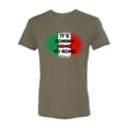 thumbnail image 2 of Wild Bobby, Italian Soccer Its Coming to Rome, Sports, Men Premium Tri Blend Tee, Military Green, Small, 2 of 4