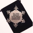 thumbnail image 6 of Funny Black and White Cat Gifts for Friends, Coworkers, and Family - Snowflake Ornament with All You Need Is Love Quote, Christmas Unique Gifts from You, 6 of 7
