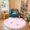 Color 2, variant on Washable Non Slip 4ft Round Rug, Pink Tulips Berries Seamless Pastel Colors Circle Area Rugs with Tassels Carpet for Nursery Bedroom Living Room Playroom Tent Rug