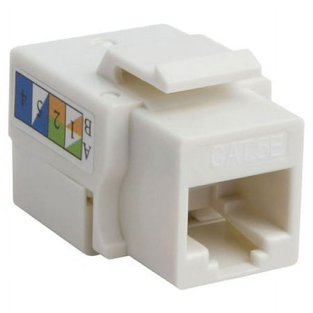 UPC: 0873791005451 | CAT5E KEYSTONE JACK PUNCH DOWN WHITE