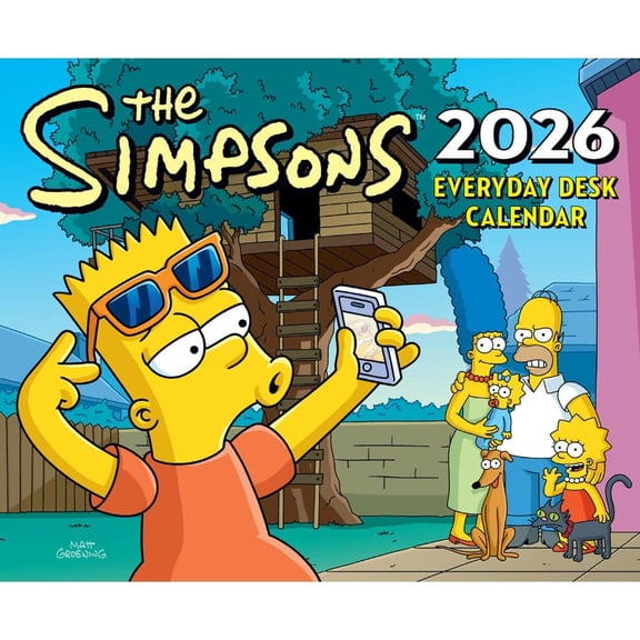 Danilo Promotions, Simpsons 2026 Desk Calendar
