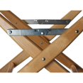 thumbnail image 3 of Telescope Casual Bar Height World Famous Walnut Frame Directors Chair, Natural, 3 of 3