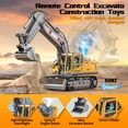 thumbnail image 4 of Excavadora de juguete a control remoto BLUEYAK 17CH con pala de metal 8-12Y, 4 of 8