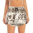 thumbnail image 4 of Lsque Cows On The Farm Printed Women's Running Shorts with Liner Pockets,Elastic Quick Dry Workout Athletic Gym Yoga Shorts,Womens High Waist Shorts-, 4 of 9