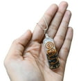 thumbnail image 5 of Black Tourmaline Selenite Orgone Pendant Crystal Necklace for Men Women, 5 of 5