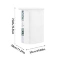 thumbnail image 3 of Vacuum Storage Bags (22x12x28 Inch) Large Vacuum Sealer Bags For Comforters Blankets Bedding Closet Organizer Space Bags Vacuum Storage Bags Clear, 3 of 4