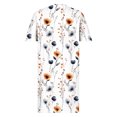 thumbnail image 5 of Enjoytime Plus Size Summer Dresses for Women Floral Printed V-Neck Short Dress Casual Short Sleeve Beach Vacation Sundress, 5 of 8
