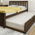 thumbnail image 2 of Max & Lily Full Size Bed Frame with Trundle, Solid Wood Platform Bed with Storage, 2 of 8