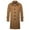 Camel, variant on Men's Autumn Winter Long Jackets Single Breasted Solid Color Woolen Trench Long Length Casual Coat Windbreaker Warm Overcoat