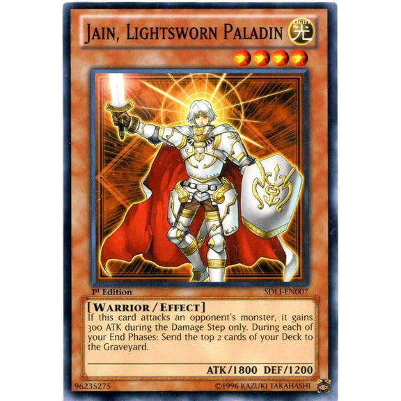YuGiOh Realm of Light Common Jain, Lightsworn Paladin SDLI-EN007