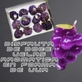 thumbnail image 1 of 12 velas aromaticas en forma de uva morada, 1 of 5